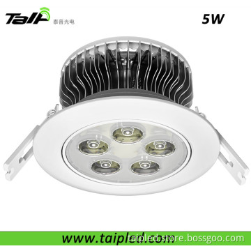 High Lumens LED Ceilight CREE/Osram/Epistar 5W LED Downlight 120lm/W, CE RoHS